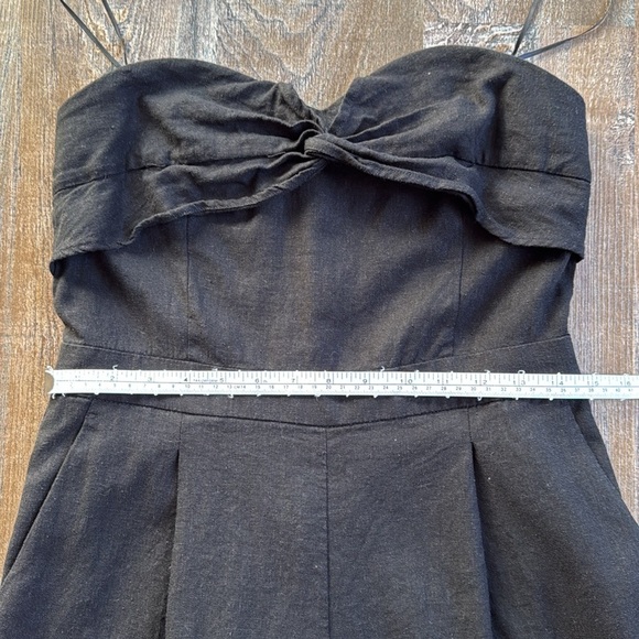 Dynamite | Linen Blend Strapless Jumpsuit - Picture 8 of 10